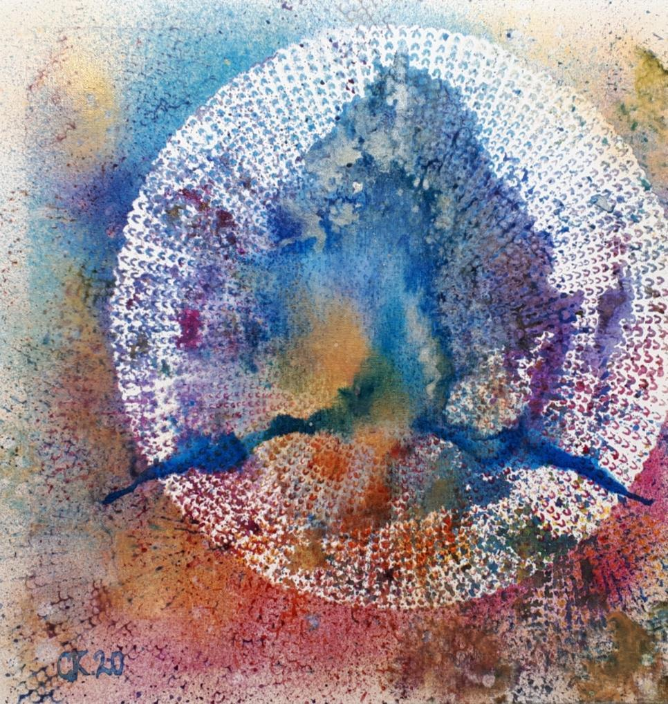 Die Erleuchtung / Acrylmischtechnik