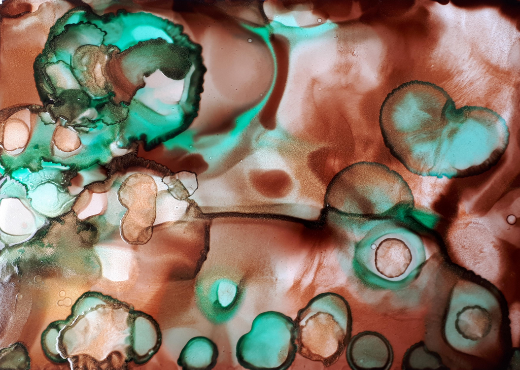 Abstract nature / Tusche