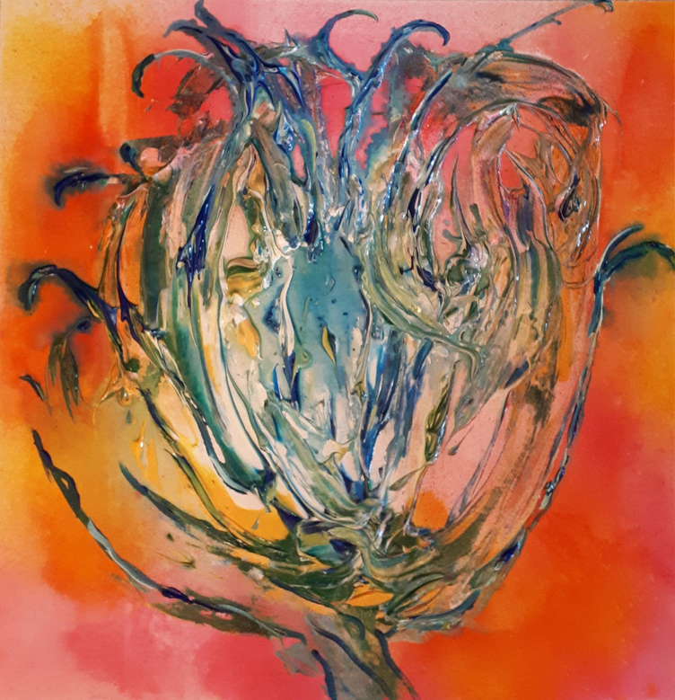 Energieblume / Acryl