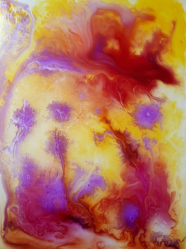 Corona comes and goes / Pouring auf Glas