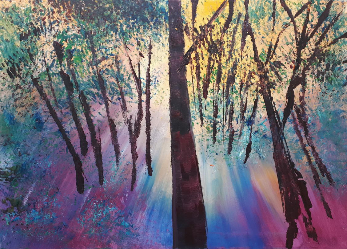 Zauberwald / Acryl 
