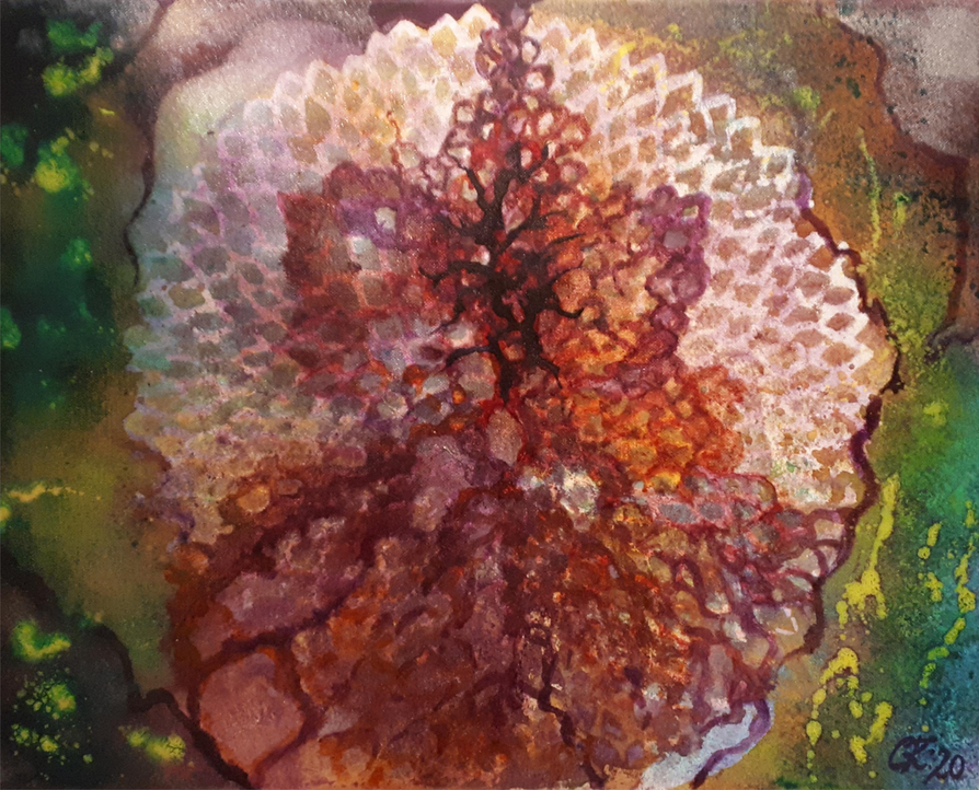 Transzendenz / Acryl Mischtechnik