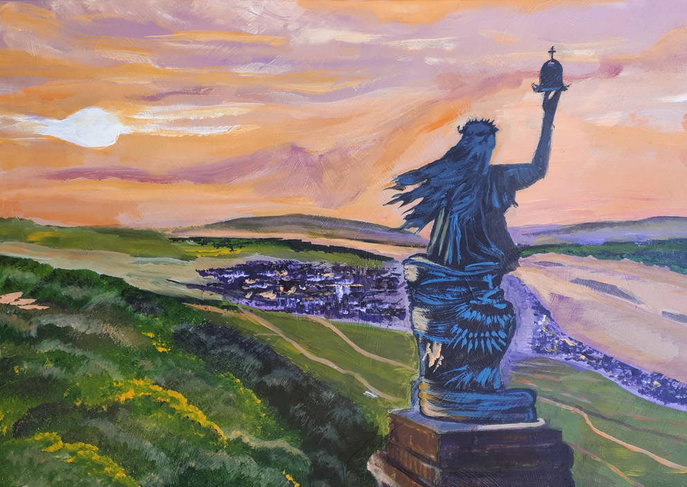 Niederwalddenkmal / Acryl