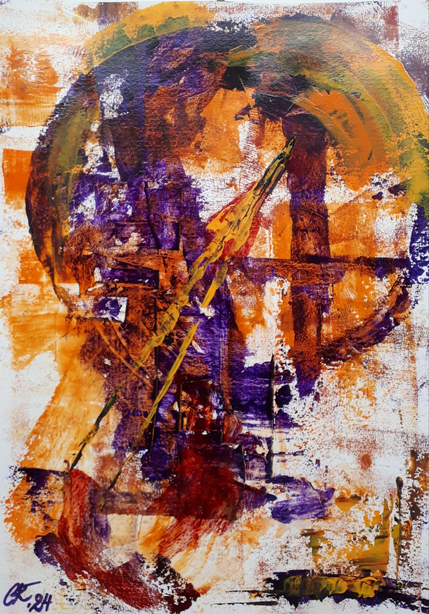 Das Kreuz / Acryl