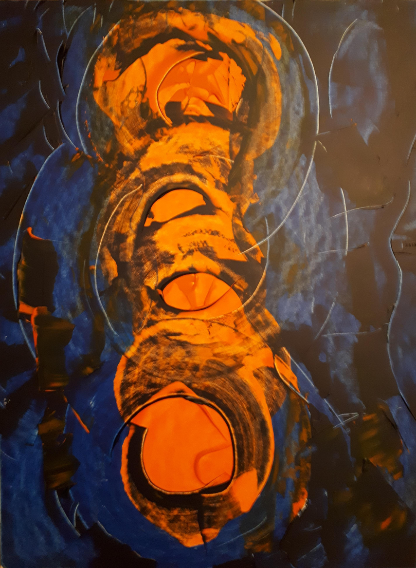 Transformation II / Acry auf Hartfaser