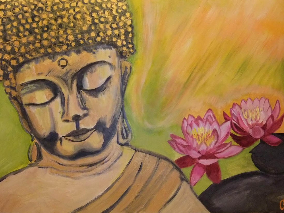 Weisheit und Liebe / Acryl