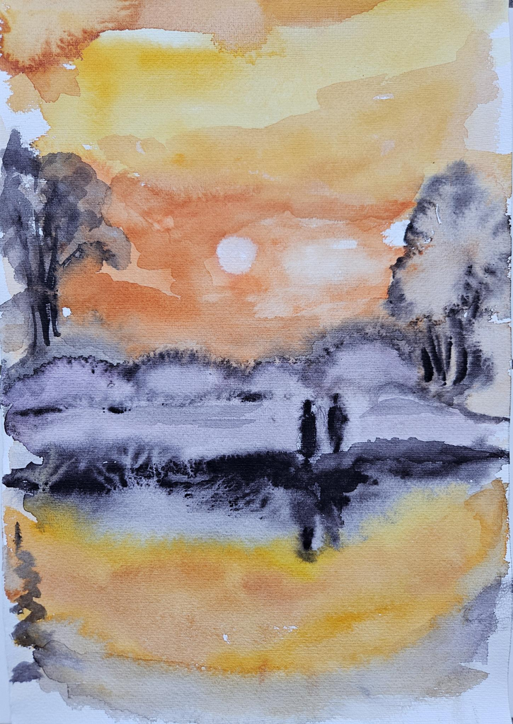 Fernweh / Aquarell