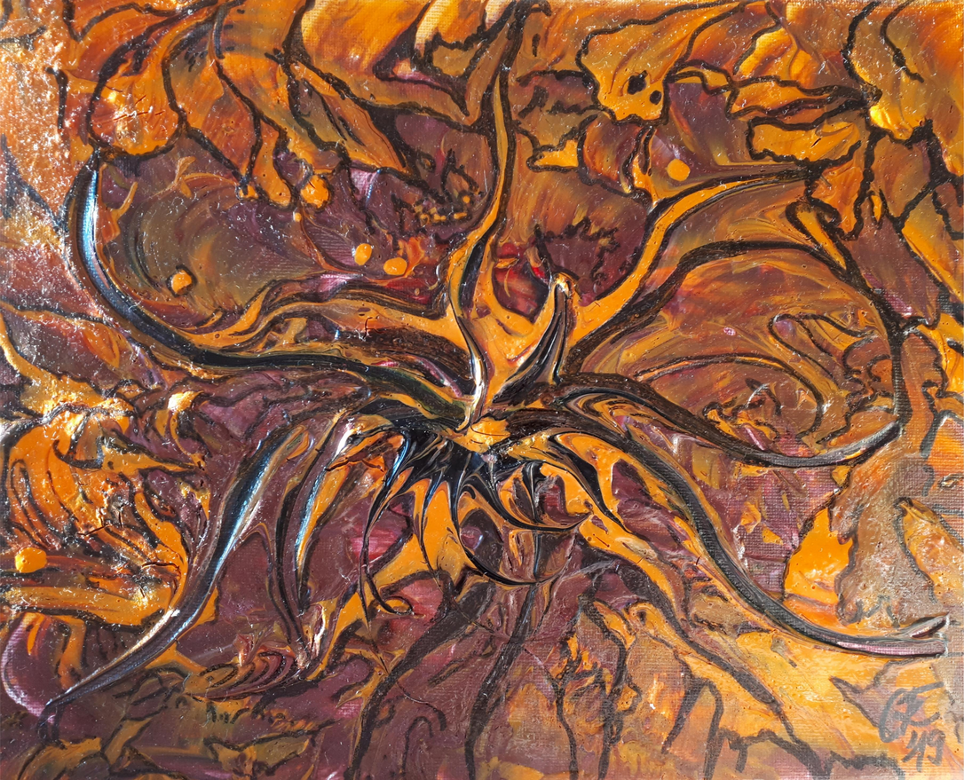 Schlingpflanze / Acryl