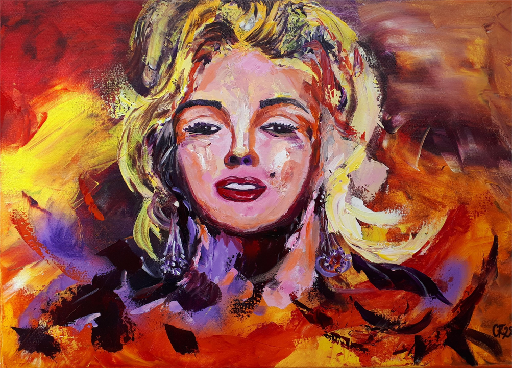 Marilyn Monroe / Acryl