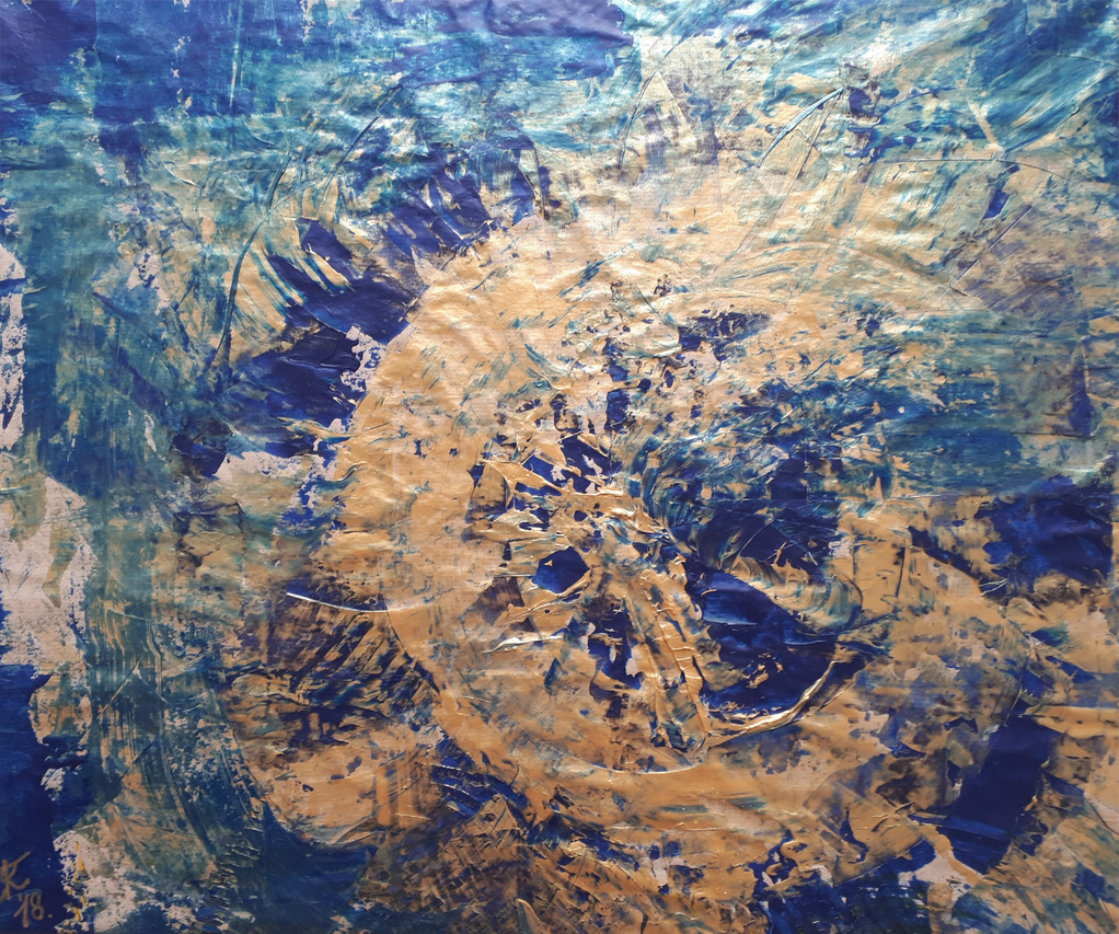 Wheel of éternity / Acrylmischtechnik