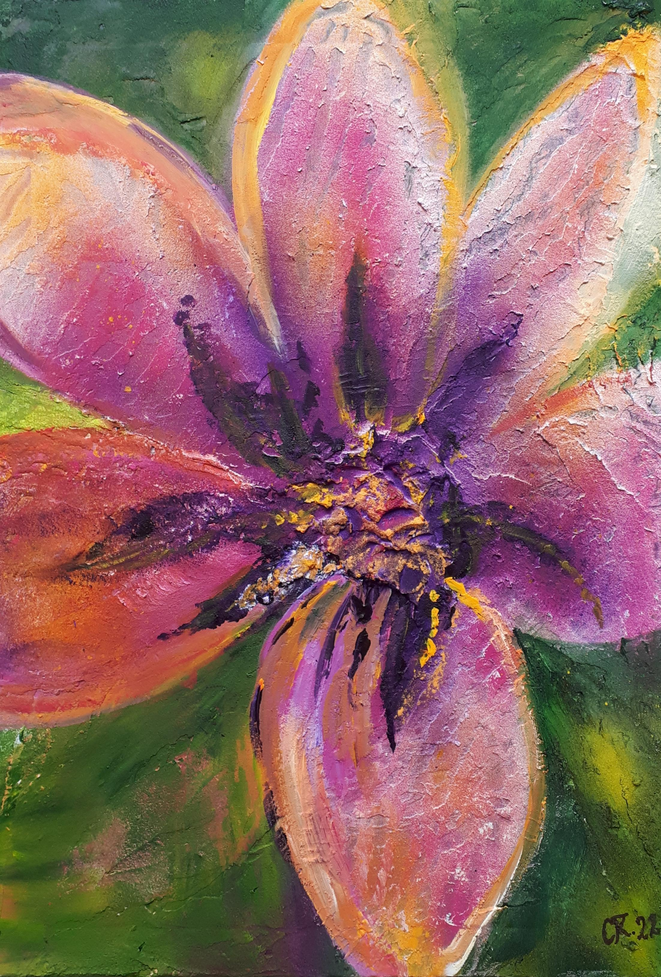 Flower power / Mischtechnik
