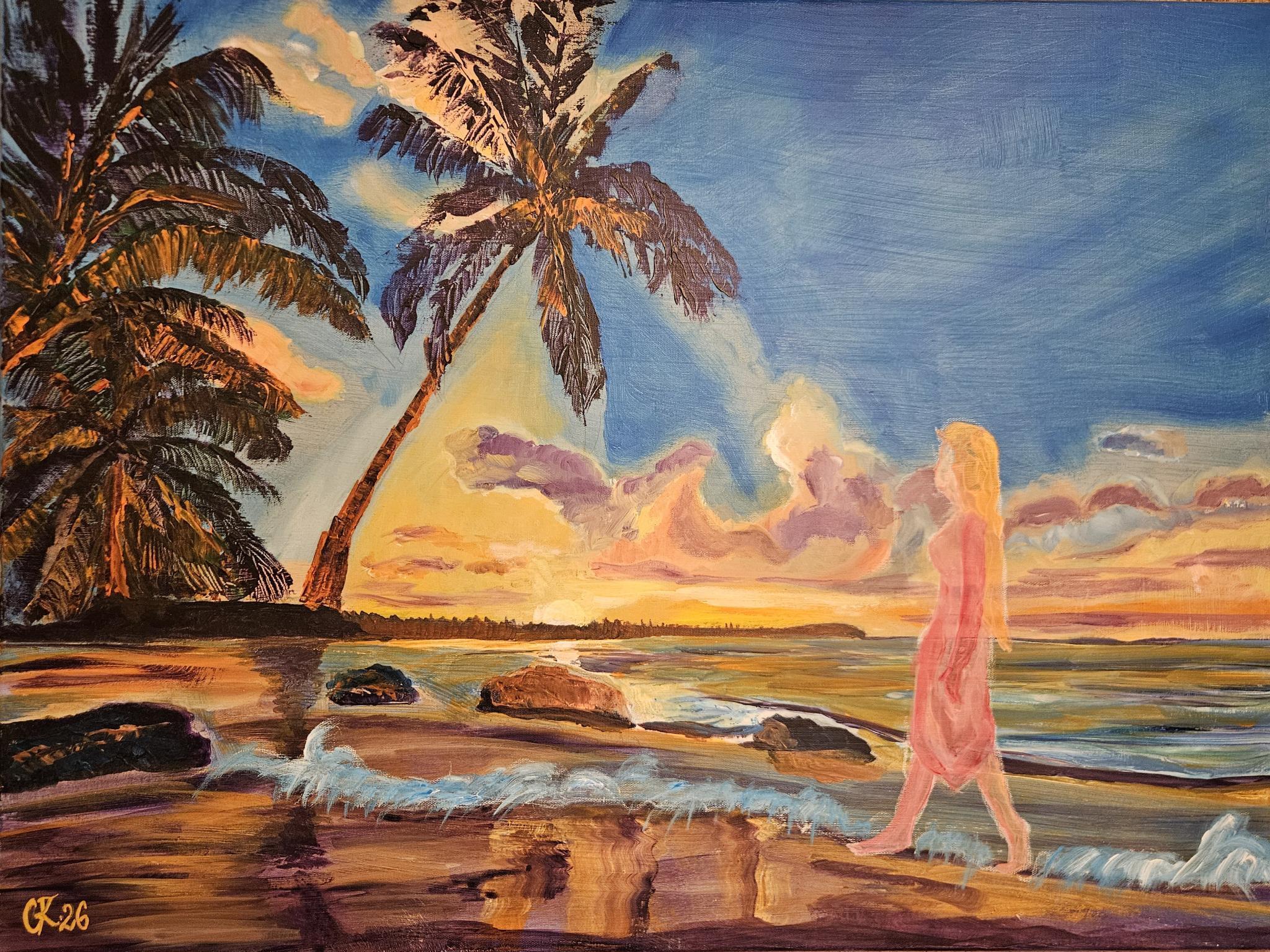 Die Mondsüchtige / Acryl