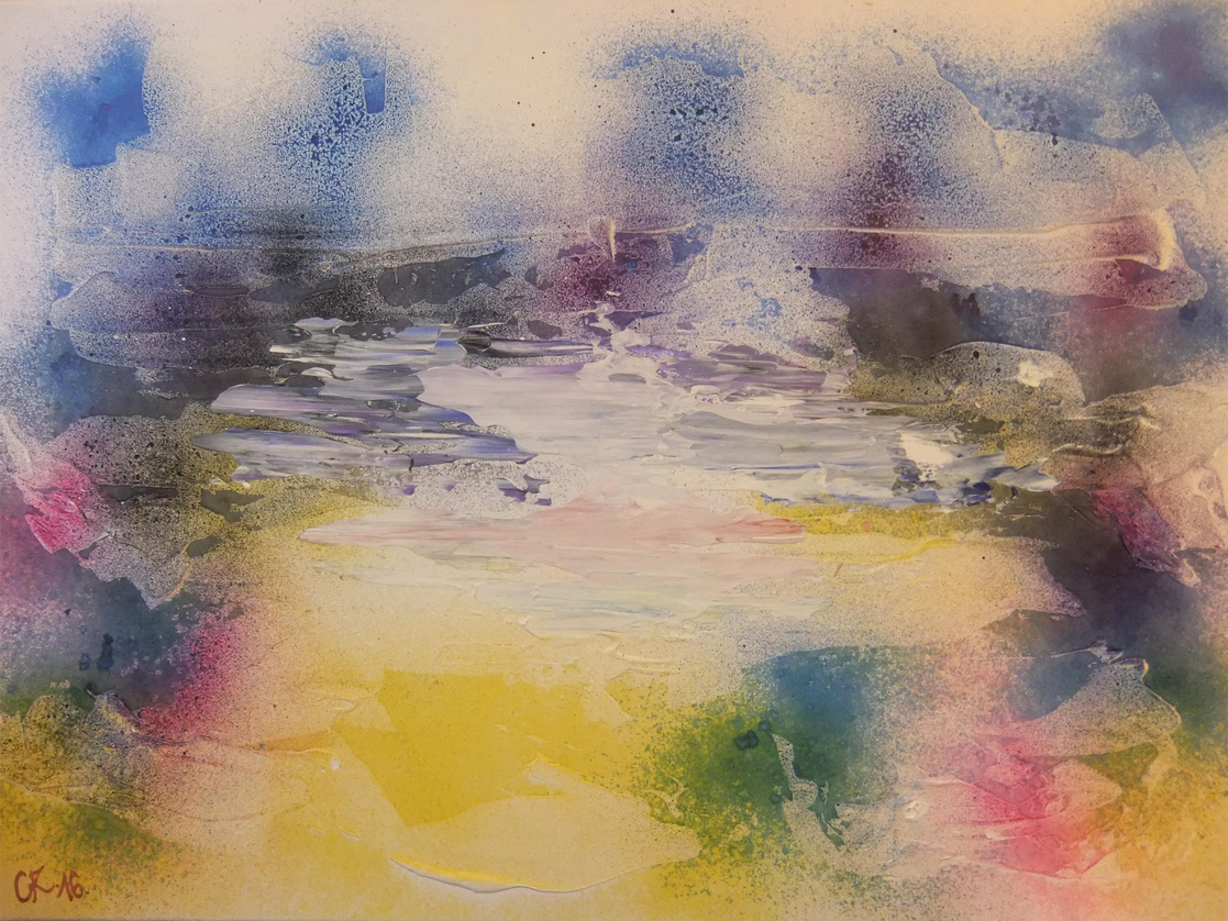 Nirwana / Gesso & Acryl