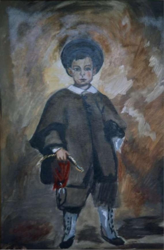 Hommage an Manet / Öl