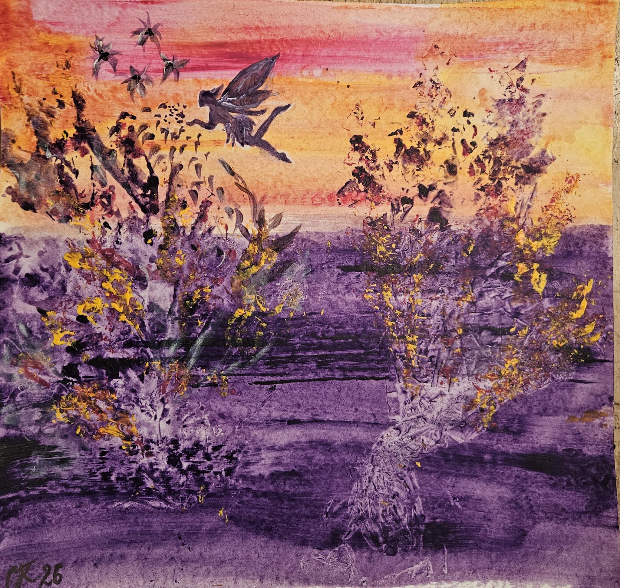 Fly to the sky / Acryl