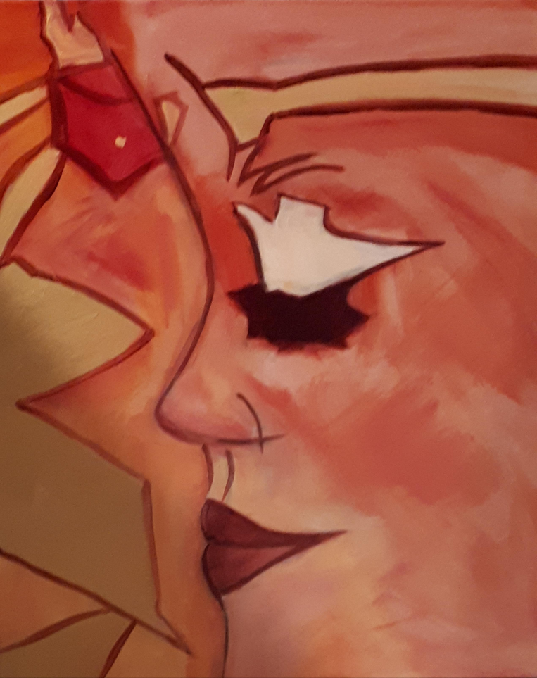 Thinking about life / Acryl