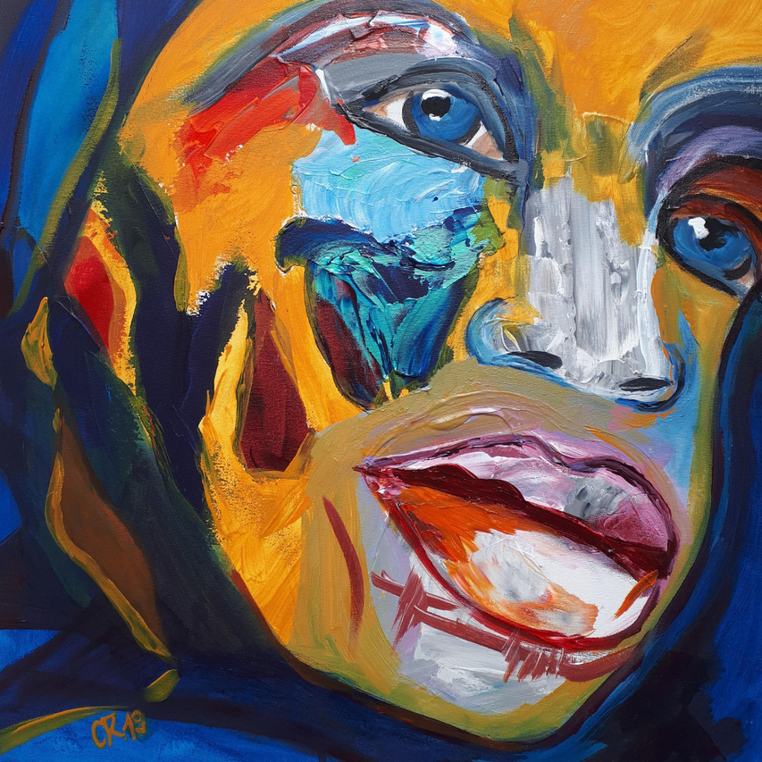 Auf der Suche nach dem wahren Ich / Acryl