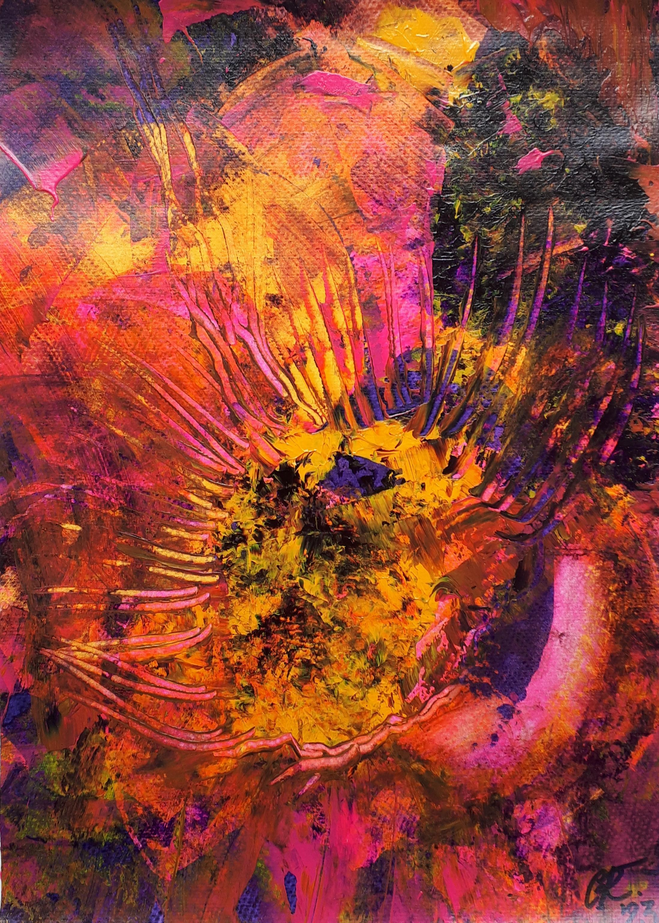 Flower-Power / Acryl