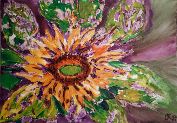 Sunflower / Mischtechnik